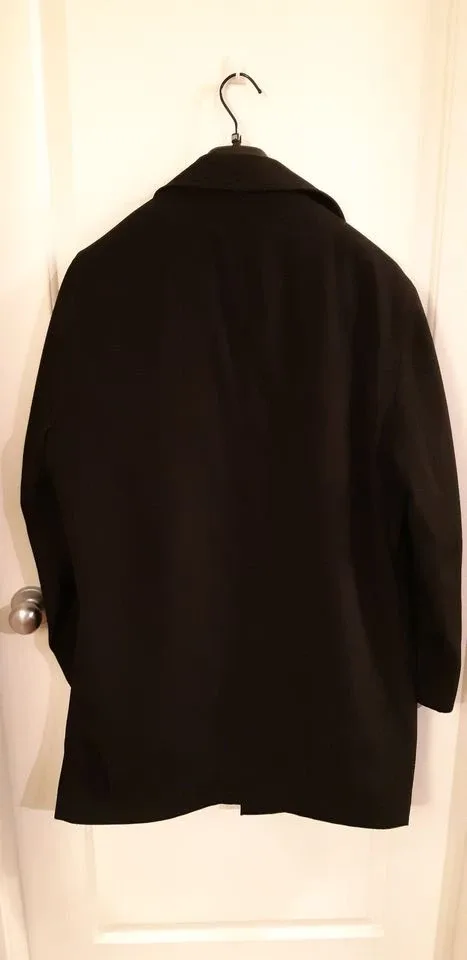 Calvin Klein Men's Black Rain Coat w/ Liner, 38R image indicator(4)