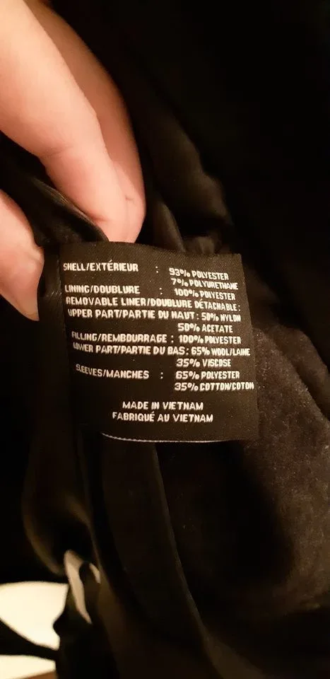 Calvin Klein Men's Black Rain Coat w/ Liner, 38R image indicator(6)