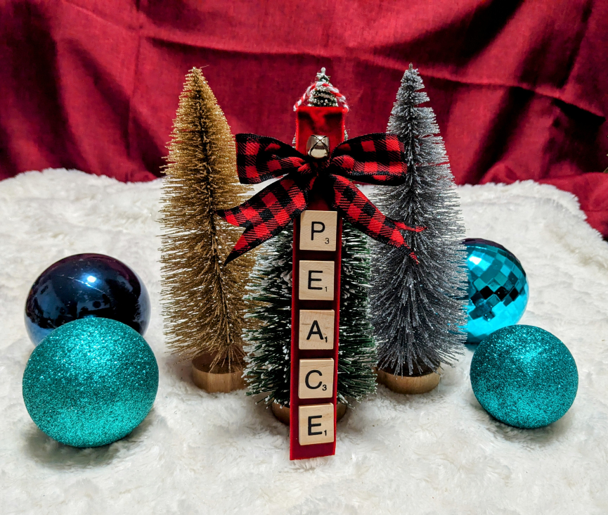 Scrabble Tile Christmas Ornaments (Buy 2 and get 3rd free) - photo 3
