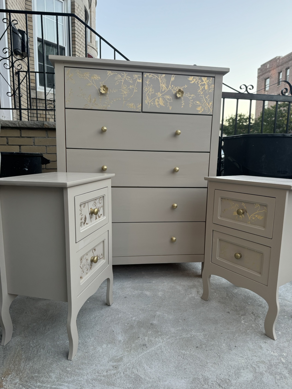 Beautiful Dresser and Two Nightstands for Sale!