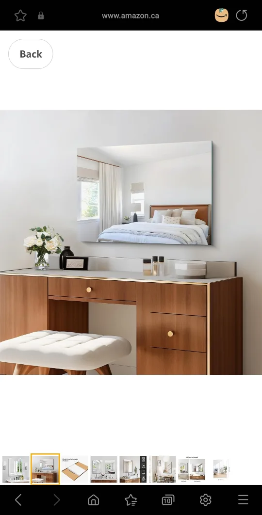 Leyden Frameless Bathroom Mirror, 20''x28'' Wall Mounted image indicator(3)