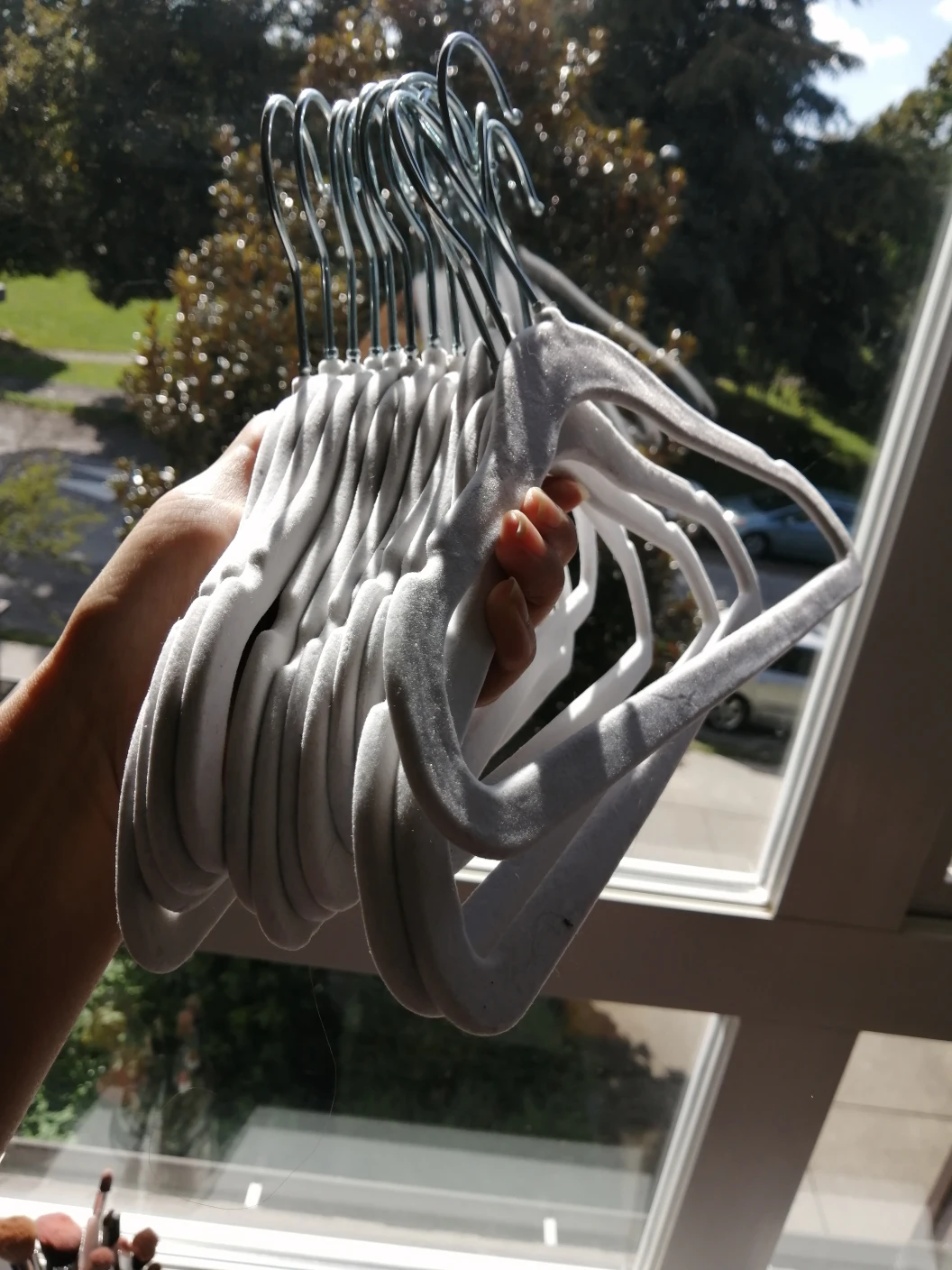 Children Velvet Hangers 14 pack (light gray) #freecycle - photo 4
