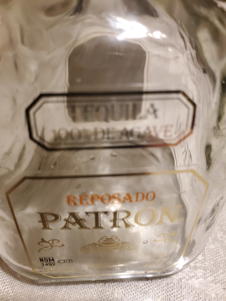 Empty Patron  Tequila Bottle - photo 2
