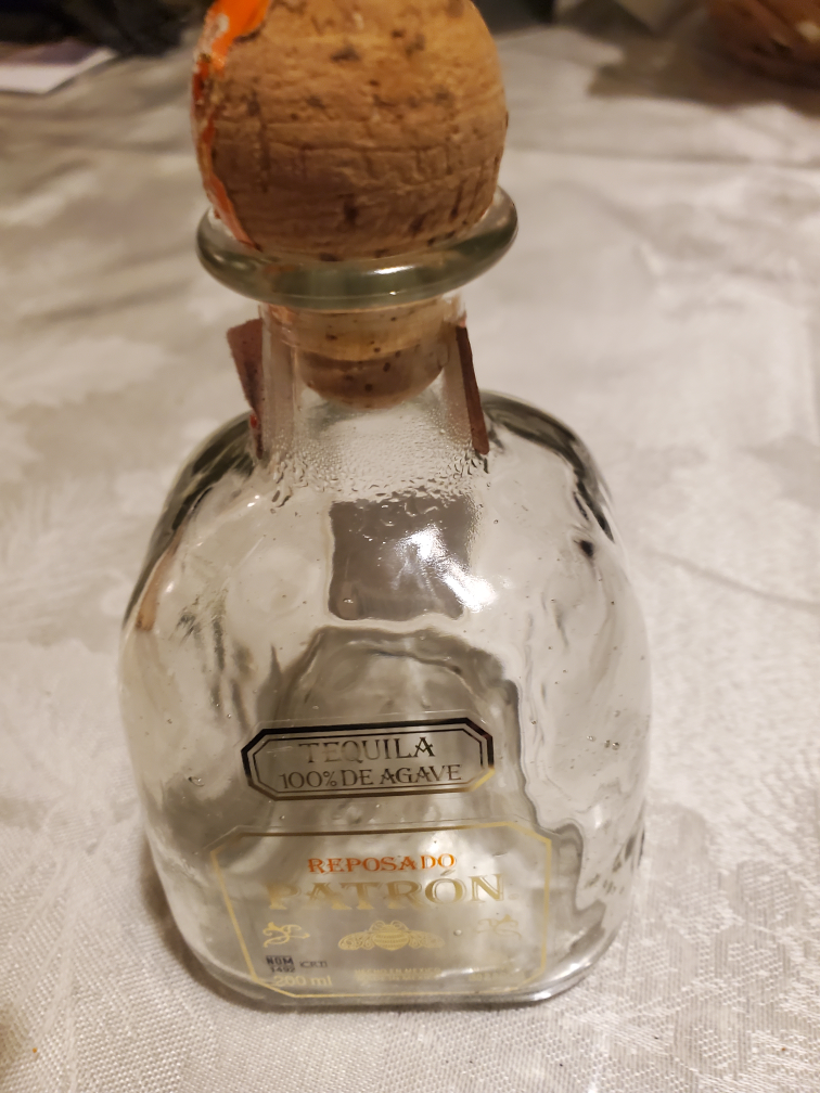 Empty Patron  Tequila Bottle - photo 3
