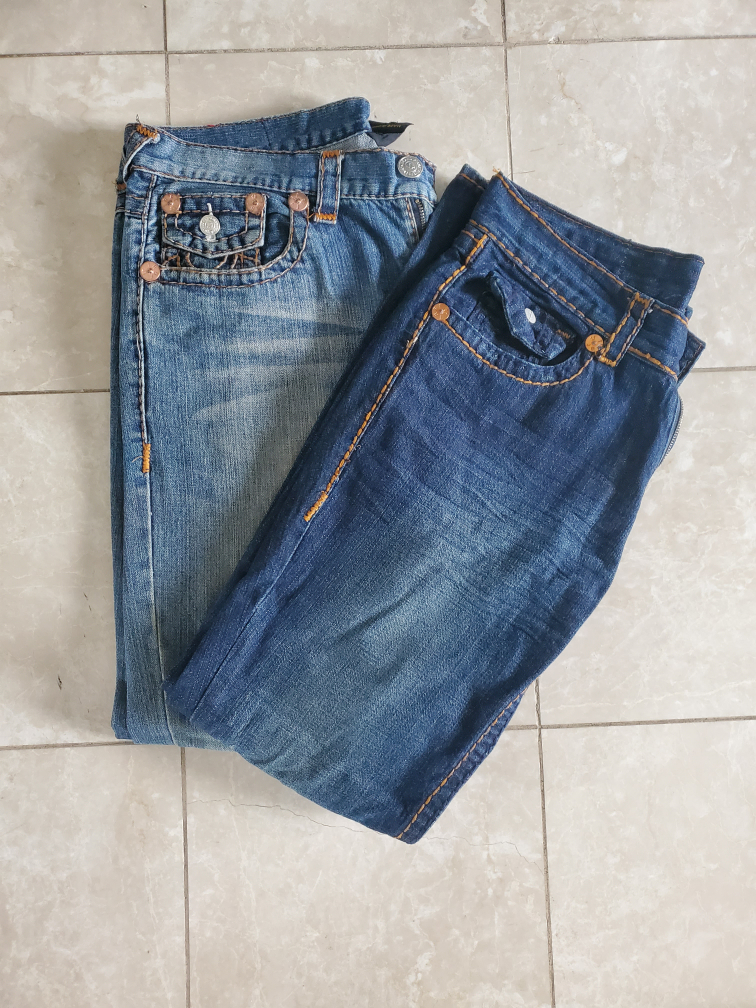 2 pair men's true religion Jean pants - photo 2