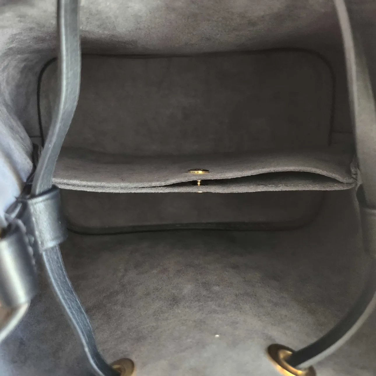 Louis Vuitton Black Calfskin Nanogram Neonoe BB Bag image indicator(9)