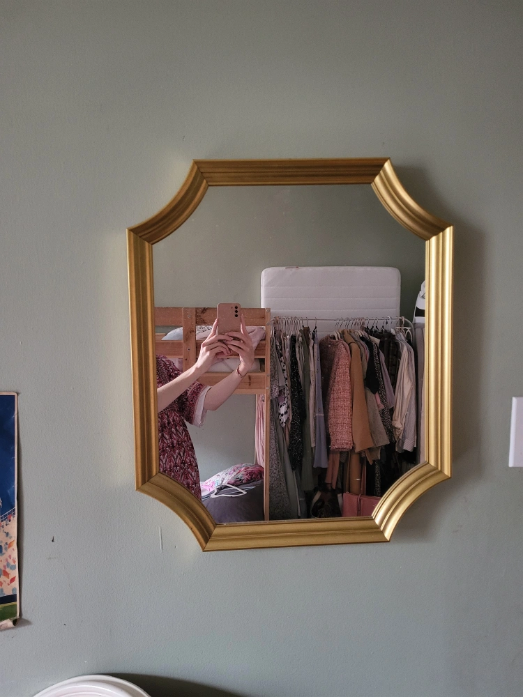 Gold Octagon Svansele Mirror IKEA | Karrot