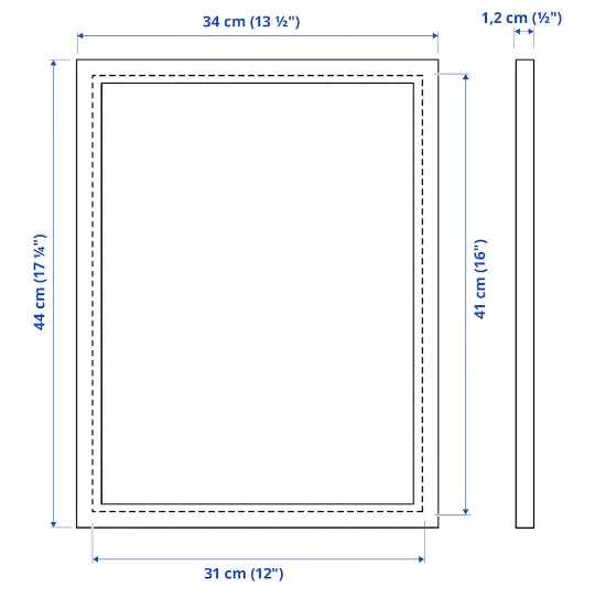 (Pack of 2) IKEA Picture Frame (31x41 cm) image indicator(2)