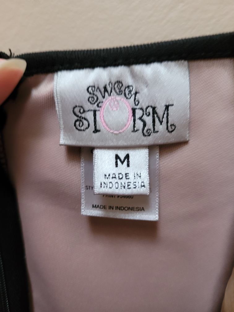 halter pink black dress - photo 3