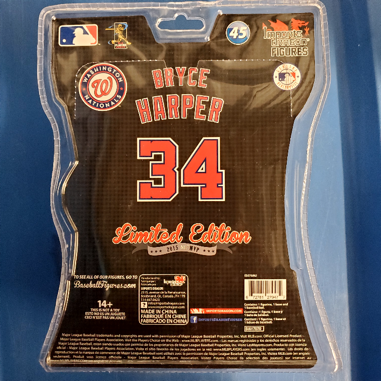 🔥 Limited Edition Bryce Harper Washington Nationals 2015 NL MVP - photo 2