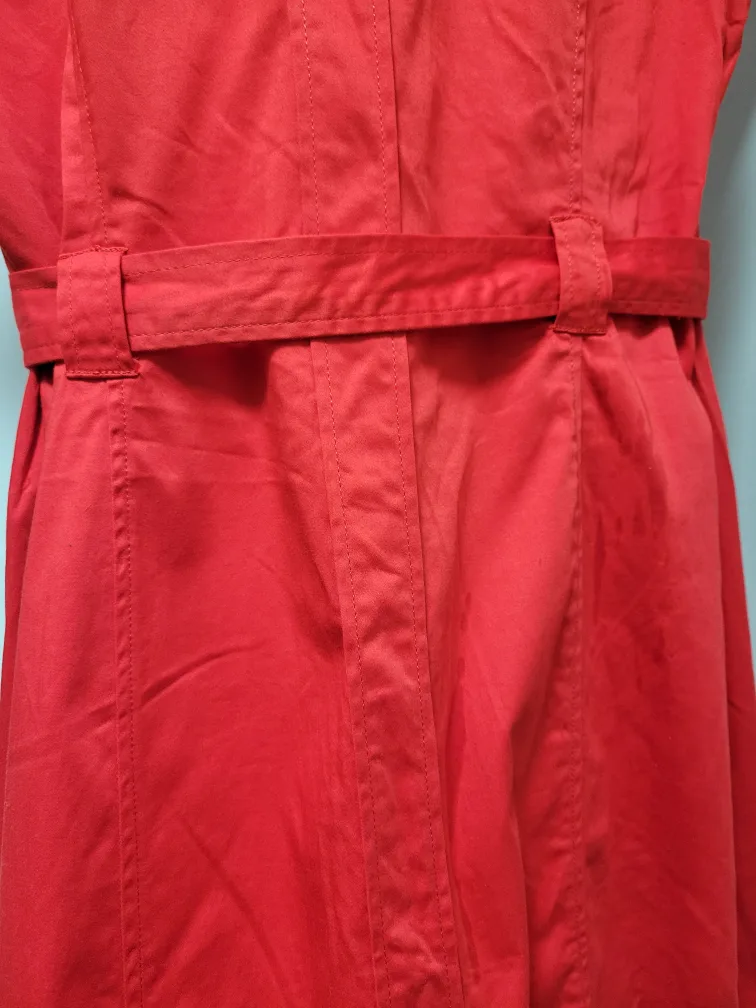 Calvin Klein Red Dress Size 14 image indicator(5)