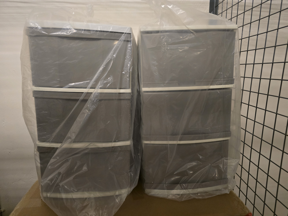 3-Drawer Storage Organizer plastic  material - photo 2