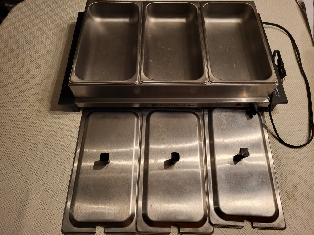 Bravetti 3 tray buffet server - photo 2