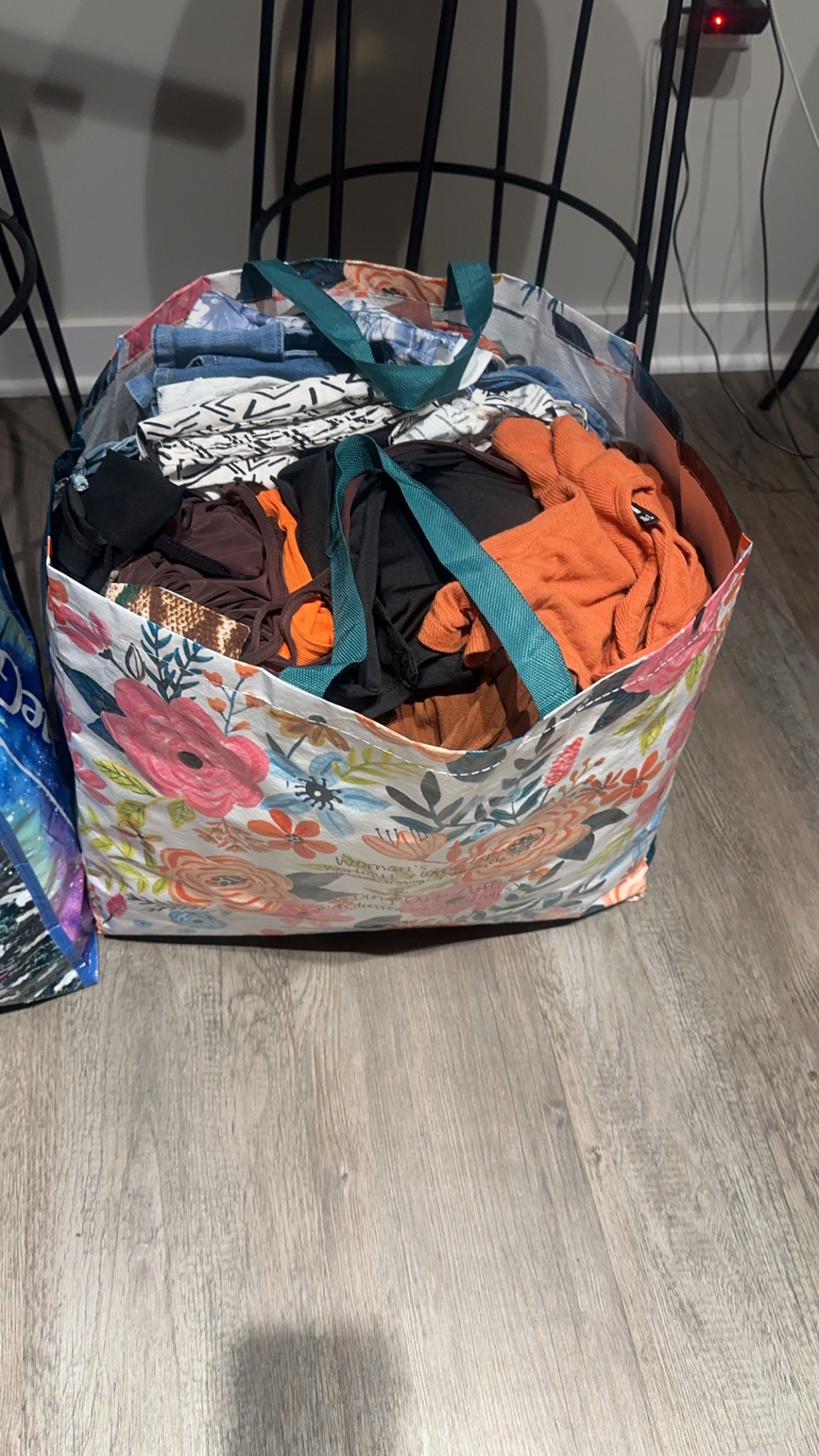Tote Bag Full of Women's Clothing