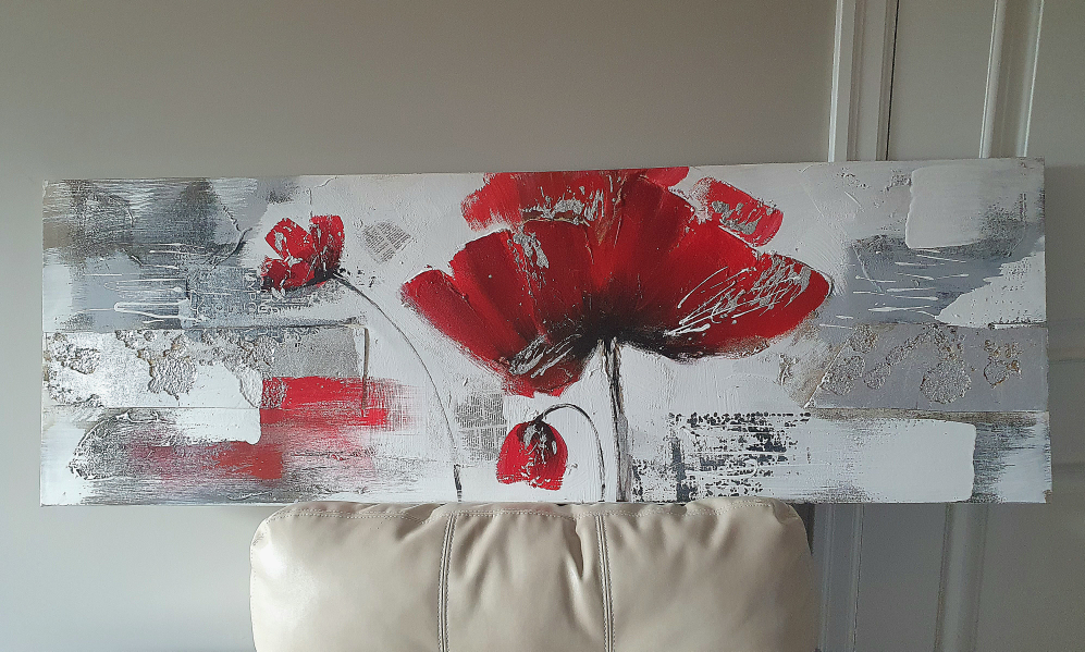 Red Poppy Canvas Wall Art