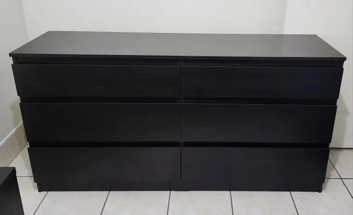 ikea malam 6 drawer dresser and 2 drawer chest image indicator(2)
