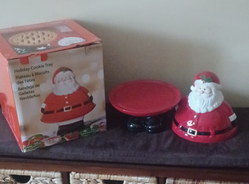 Santa Cookie Tray