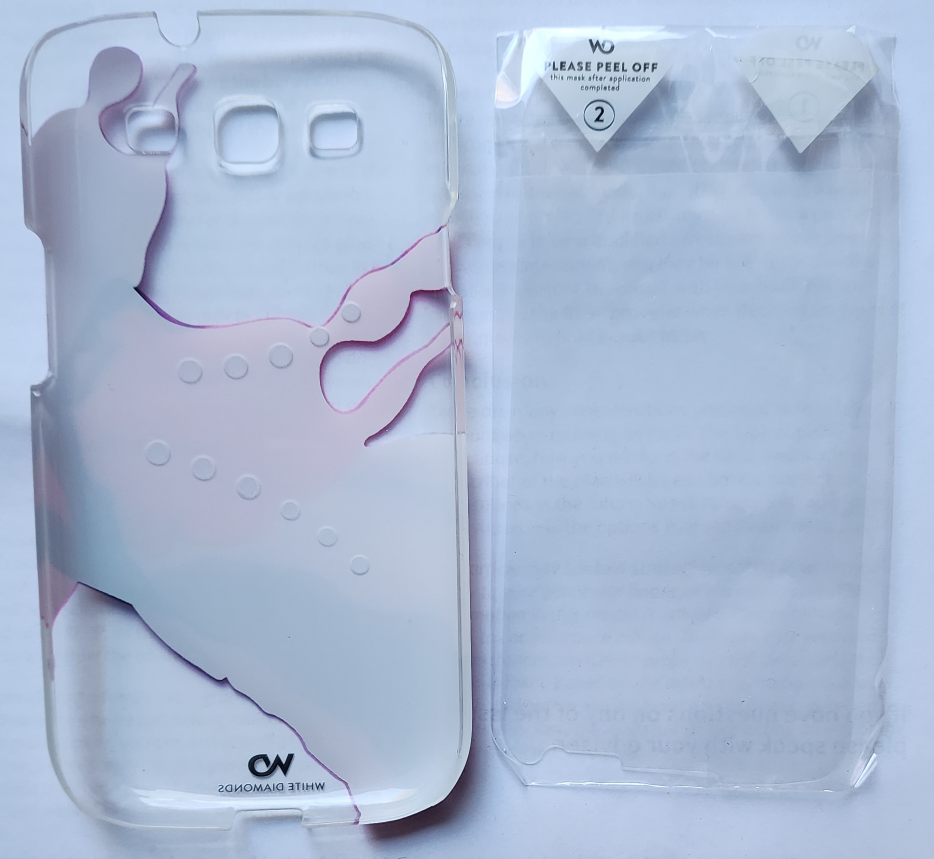 White Diamonds Phone Case with Screen Protector - photo 2