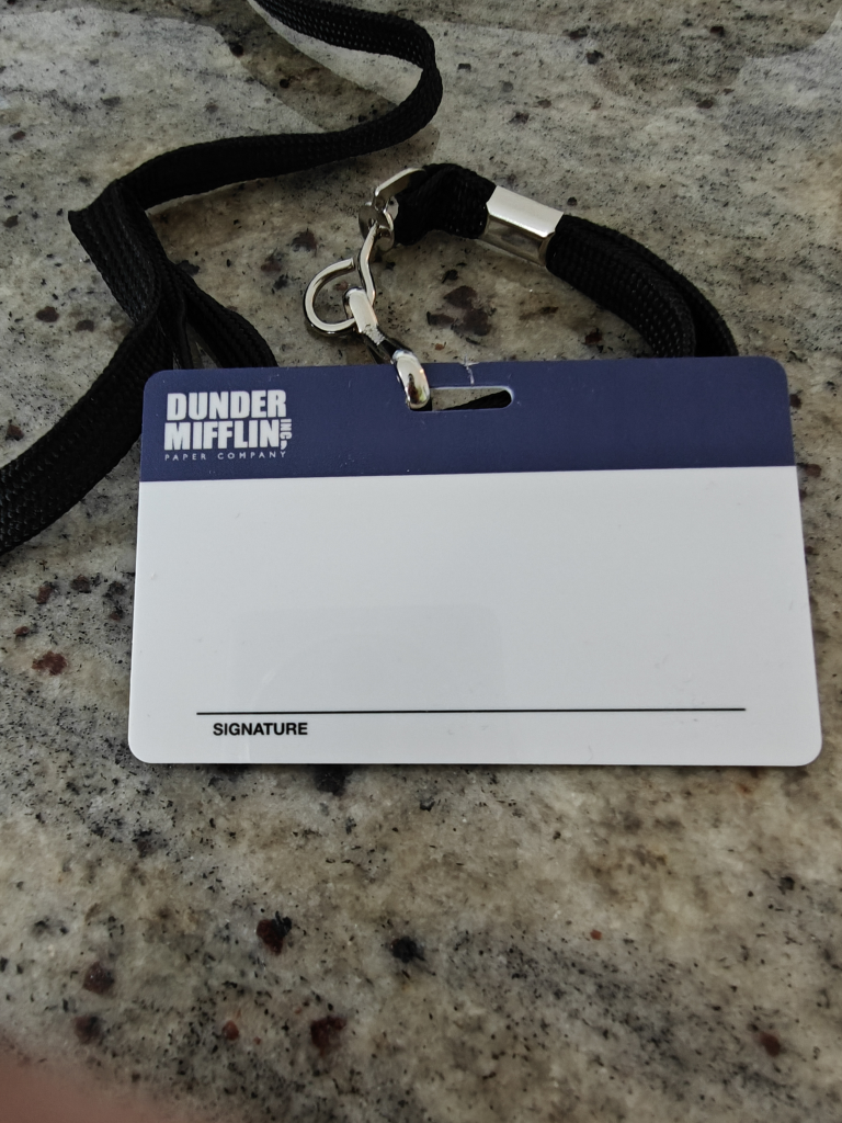 The Office Dunder Mifflin ID Card