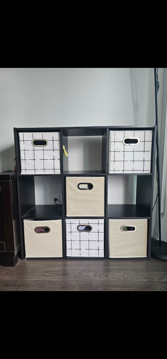 Cube storage organizer and bookshelf