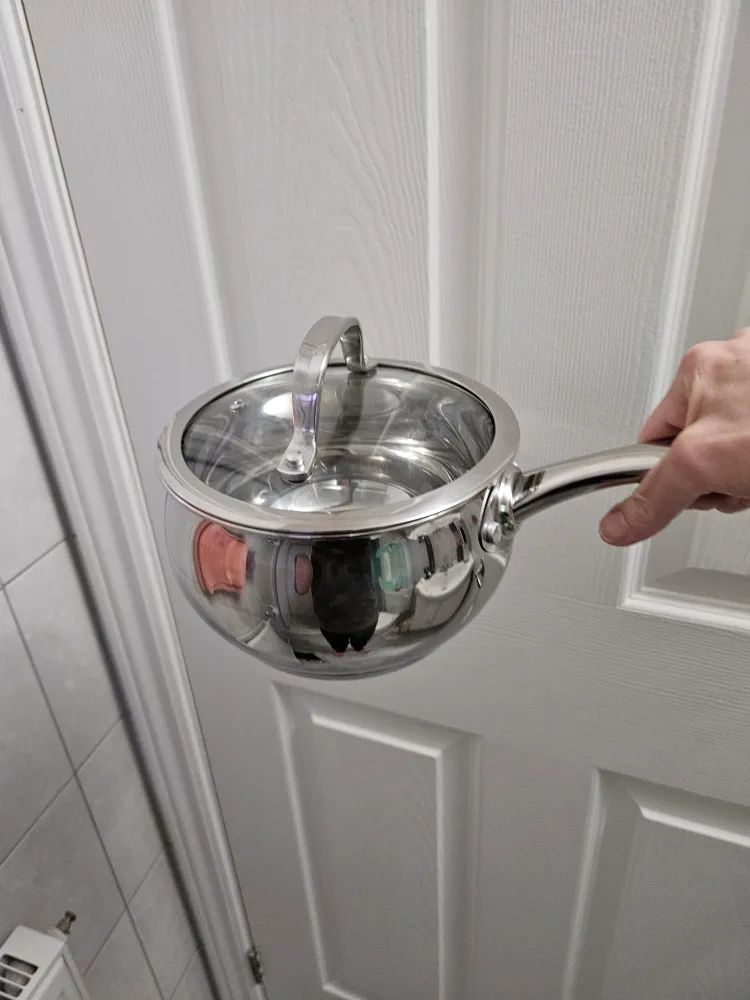 David Burke Restaurateur Stainless Steel Saucepan with Lid image indicator(3)