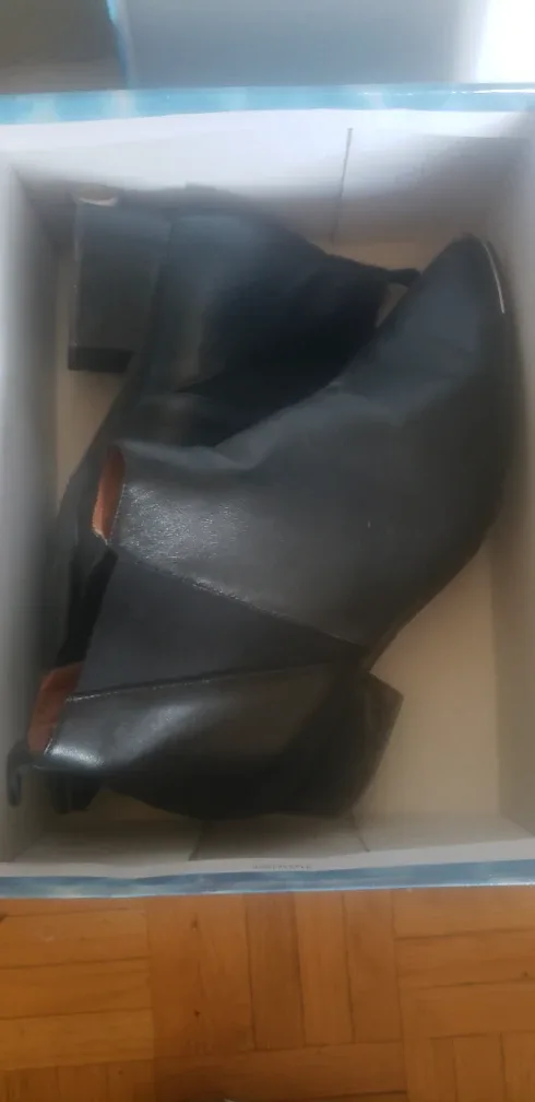 Black Leather Ankle Boots image indicator(2)