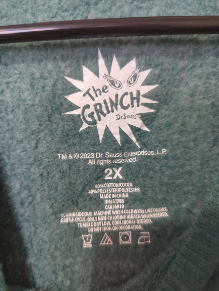 The Grinch Dr. Seuss 2X Sweatshirt - photo 2