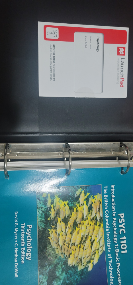 BCIT Psychology books OBO - photo 2