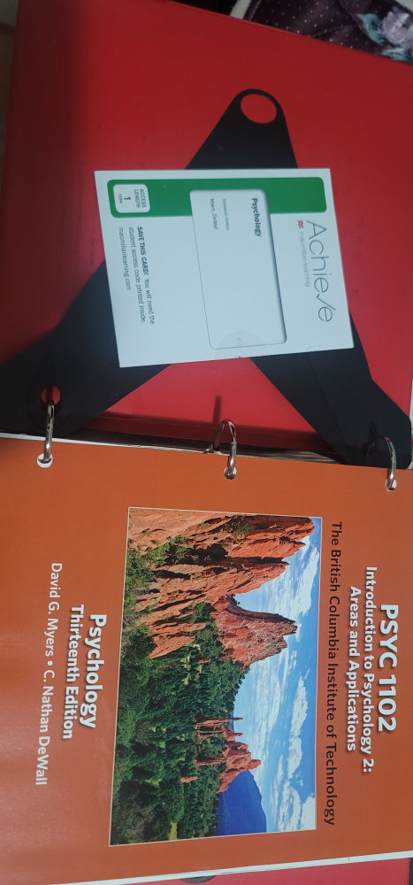 BCIT Psychology books OBO - photo 3