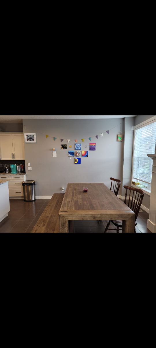 Wooden Dining Table and Bench