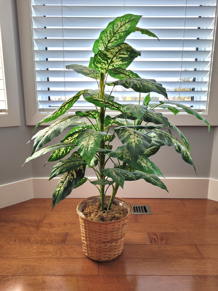 Artificial Plant Home Decor with Basket - photo 2
