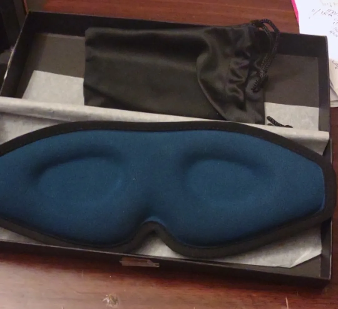 Eastfly 3D Sleep Mask - Blue image indicator(3)