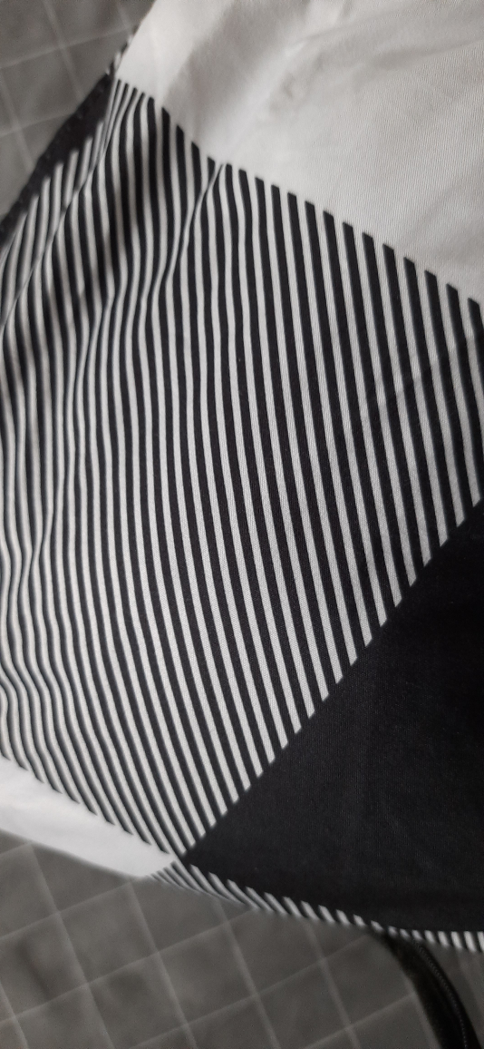 queen Comforter Set - Black and White Plaid - photo 3