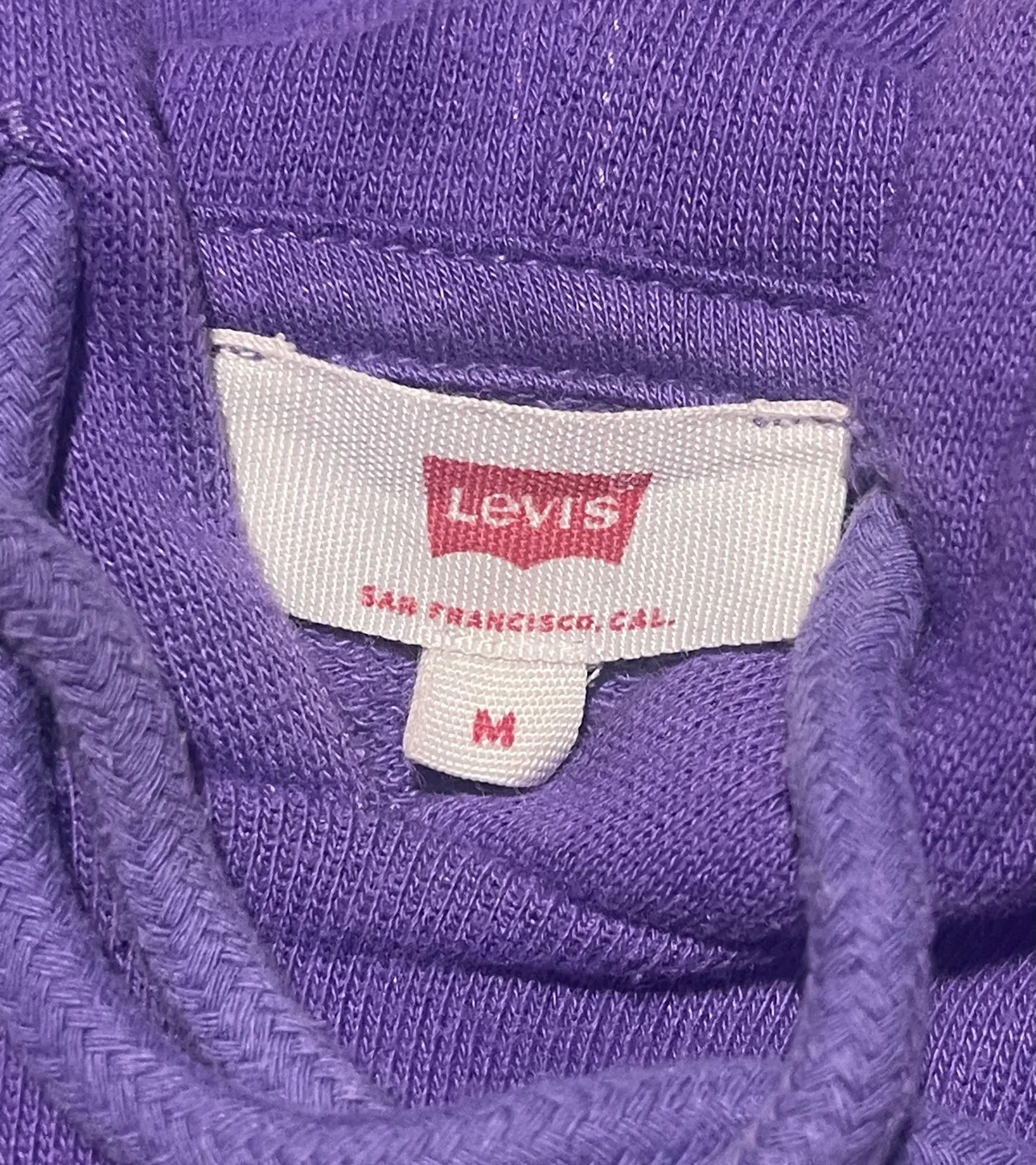 Levi's Purple Cropped Hoodie image indicator(4)