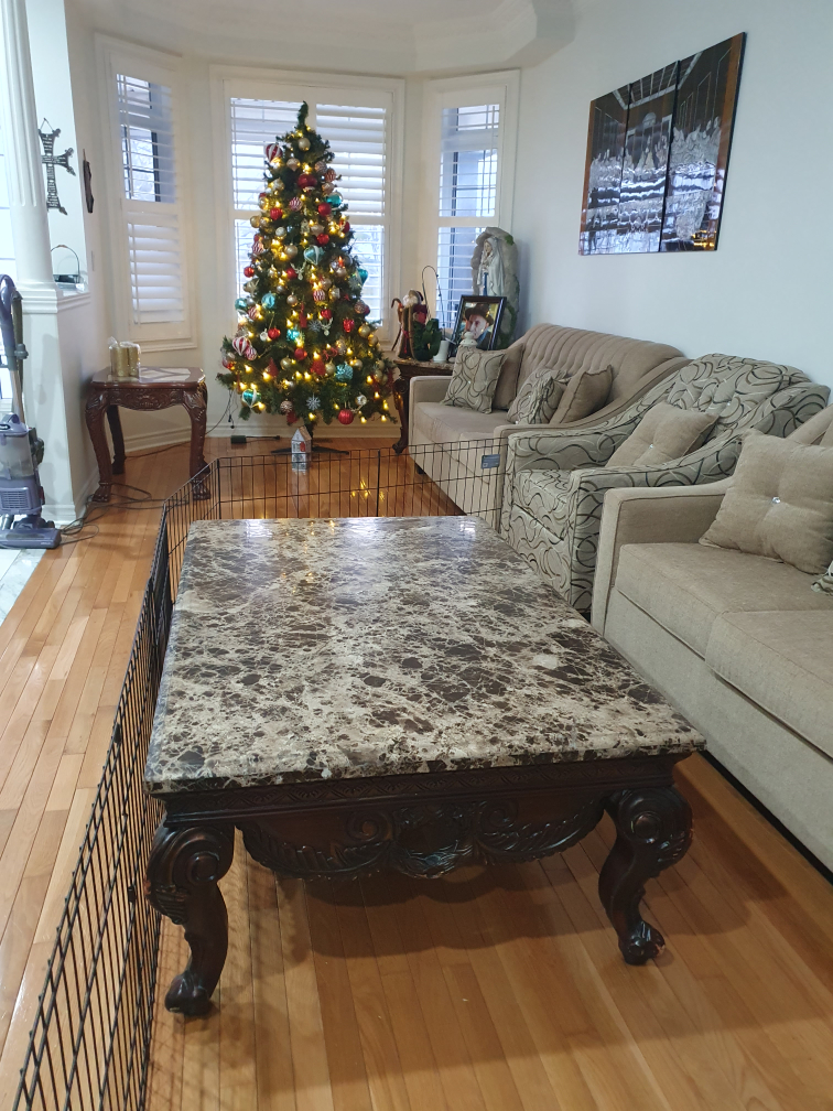 Marble Top Coffee Table Set - photo 2