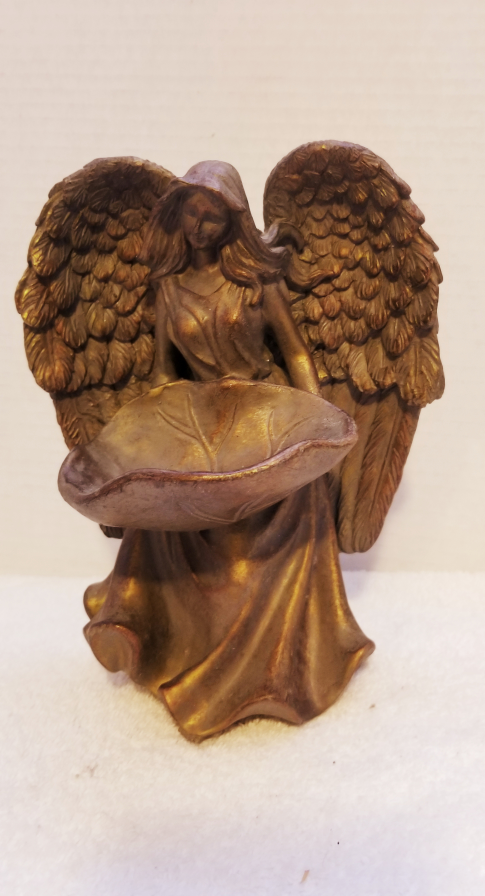 Angel Figurine with Dish - photo 2