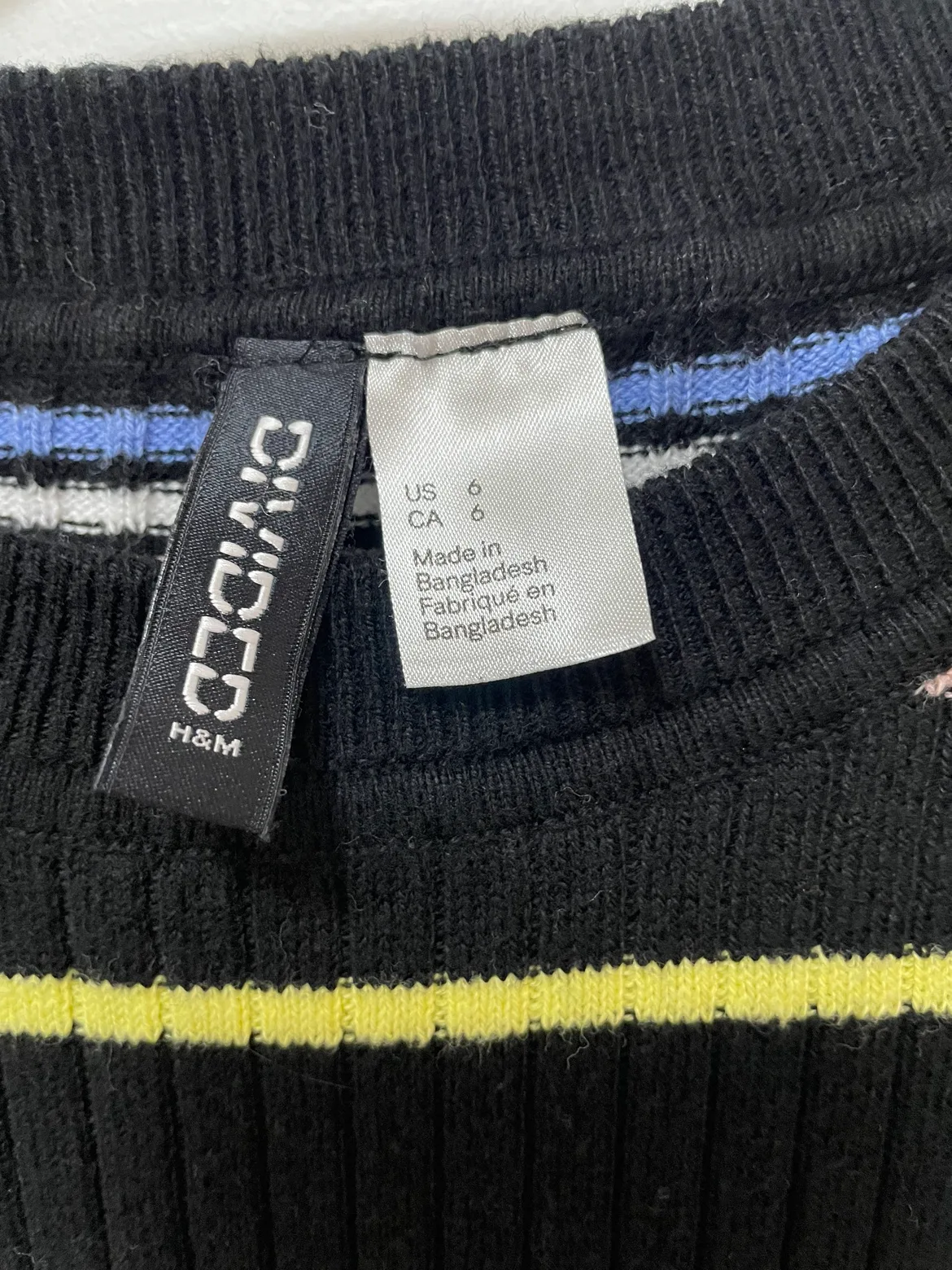 H&M Divided Striped Sweater Dress image indicator(2)