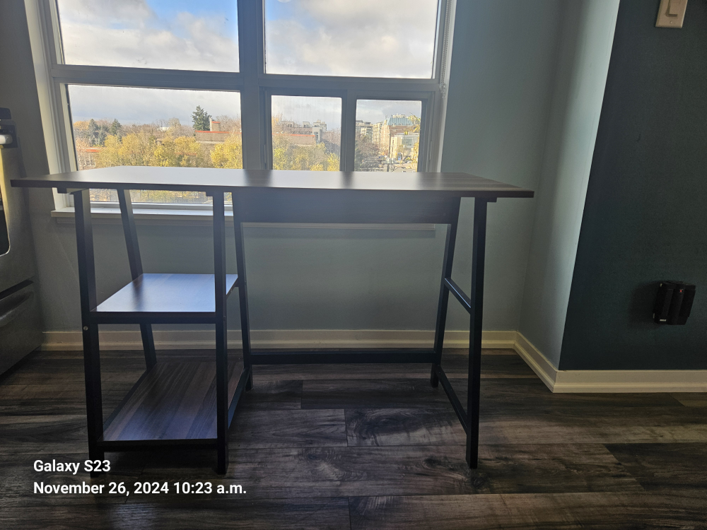 Computer Desk with 2 Open Shelf - photo 2