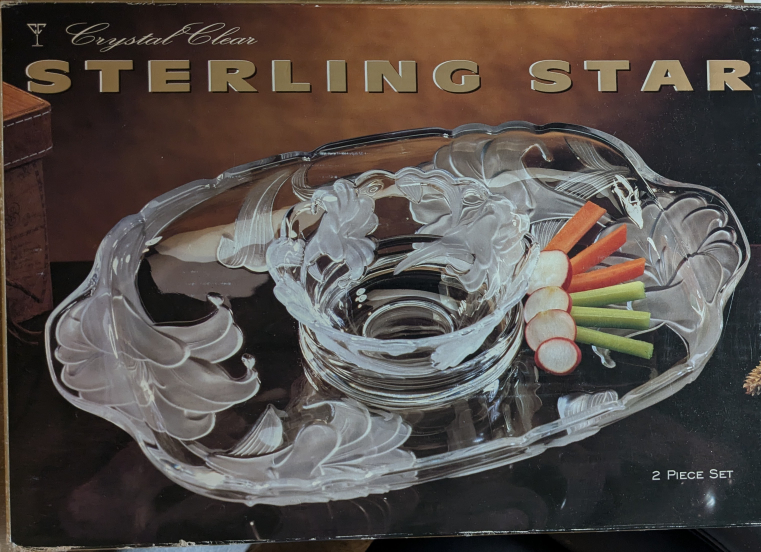 Crystal Clear 2 Piece Serving Set