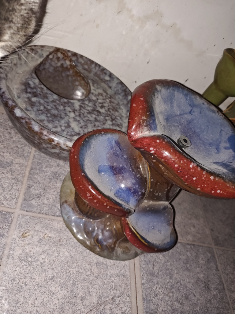 Ceramic Mushroom Water Fountain - photo 2