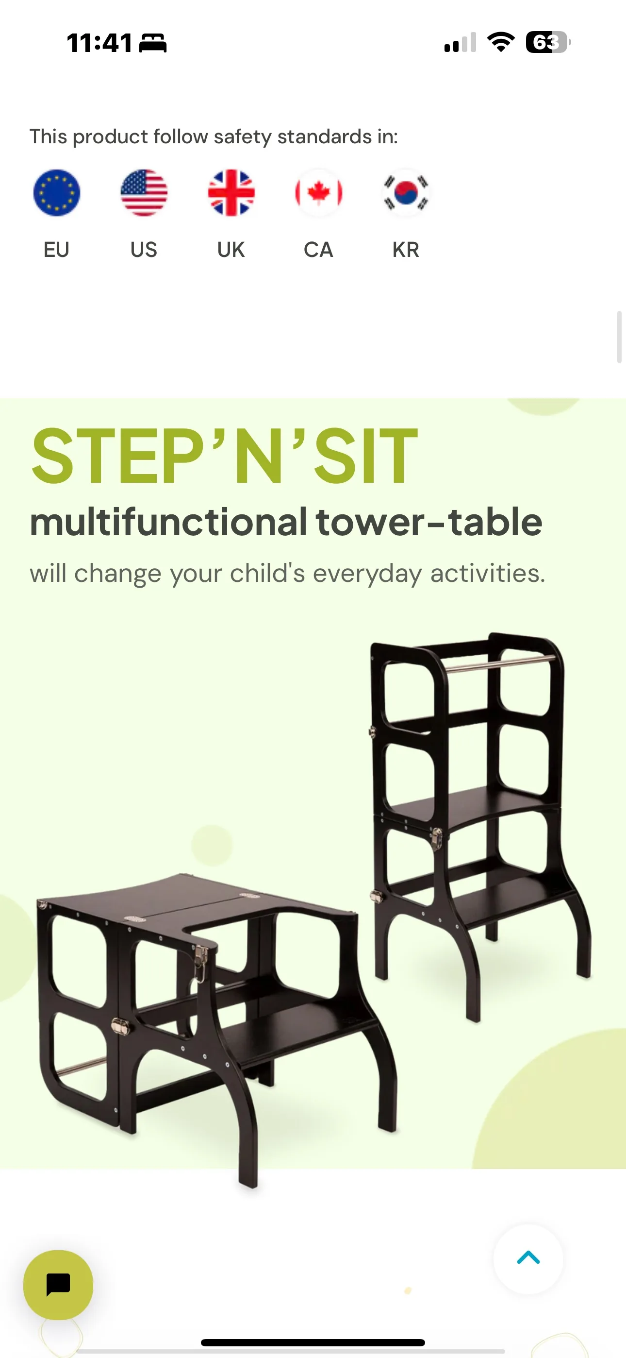 Ette Tete Wooden convertible Learning Tower image indicator(9)