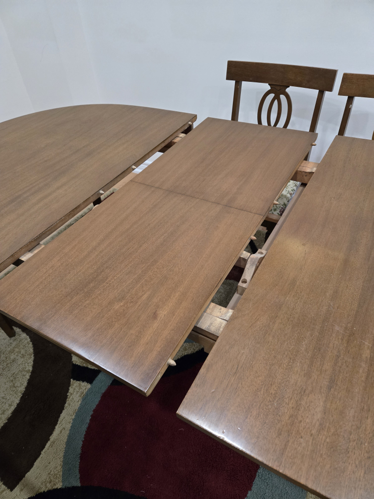 Solid wood Extendable Dining Table Set with 4 Chairs - photo 5