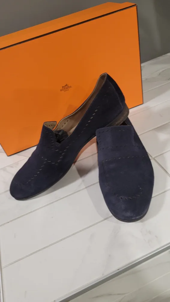Hermes Suede Loafers image indicator(3)
