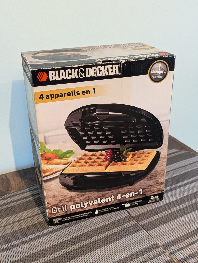 Black & Decker 4-in-1 Waffle Maker, Griddle & Grill - photo 3
