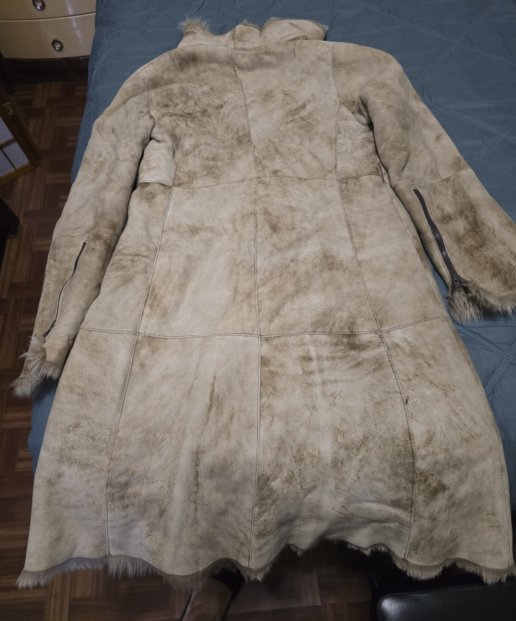 Genuine 100% Sheepskin Shearling Coat - photo 3