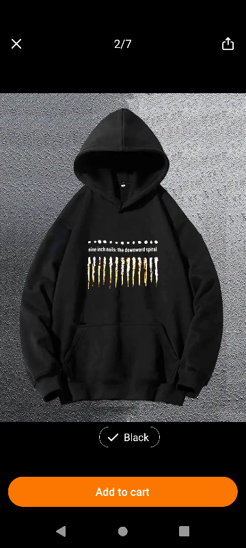Nine Inch Nails The Downward Spiral Hoodie