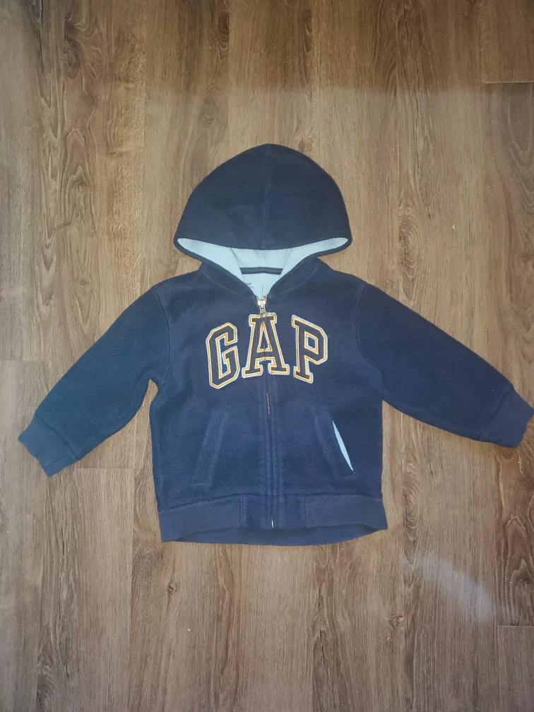 Gap Kids Fleece Zip Up Hoodie 3T image indicator(2)