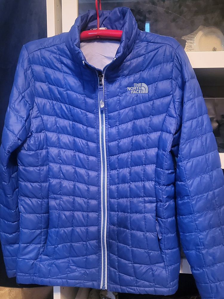 The North Face Blue Puffer Jacket, girls size 11-12yrs