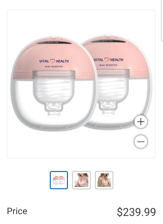 Vital Health Double Electric Breast Pump - photo 5