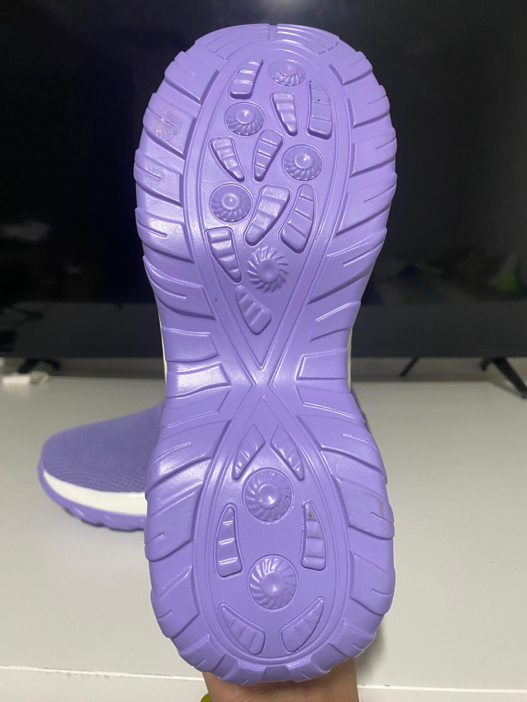 Purple Knitted Slip On Sneakers - photo 2